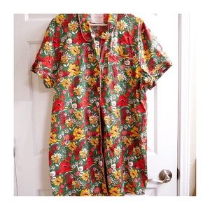 Ban.do Short Sleeve Leisure Dress/Nightgown (2X)